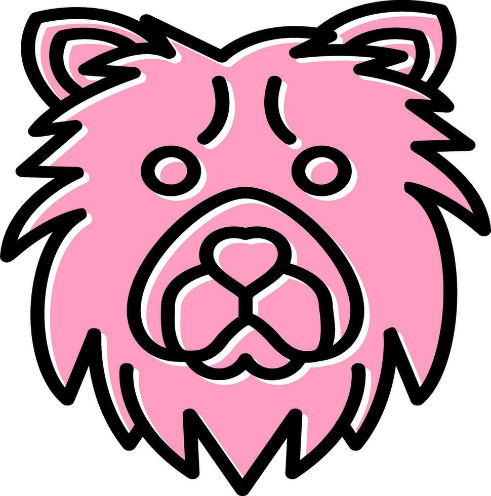 Chow Chow Vector Icon