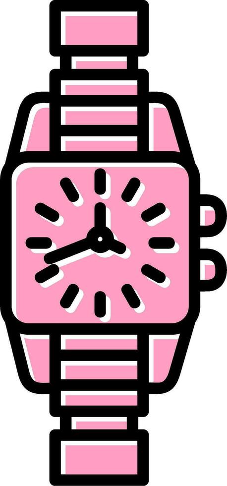 reloj, vector, icono vector