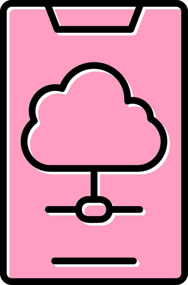 Cloud Data Vector Icon