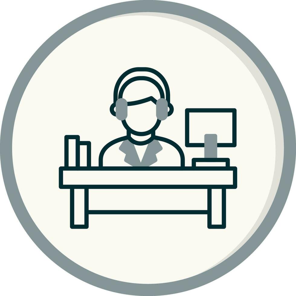 Help Desk Vector Icon