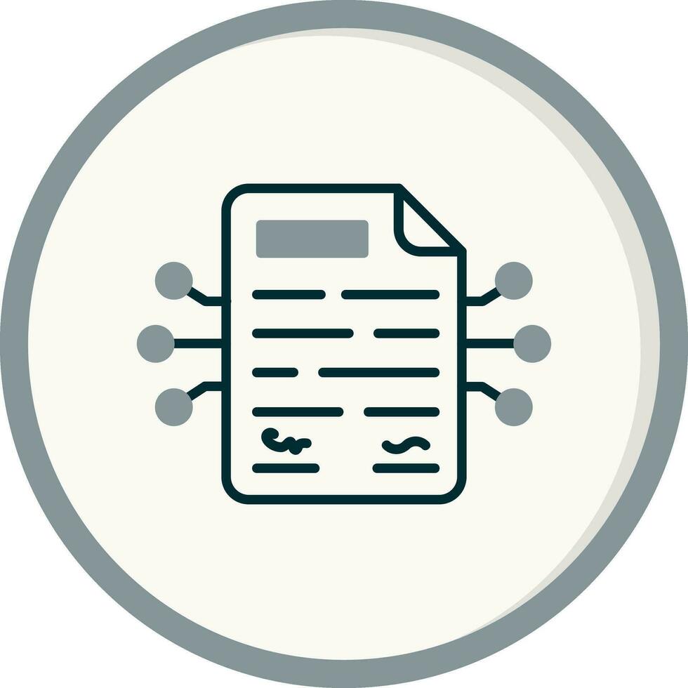 Smart Contracts Vector Icon