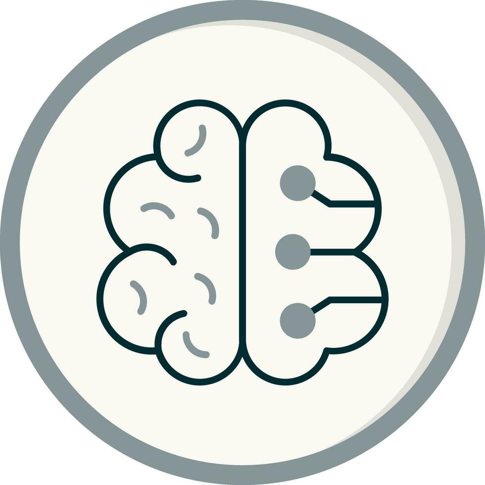 Artificial Intelligence Vector Icon