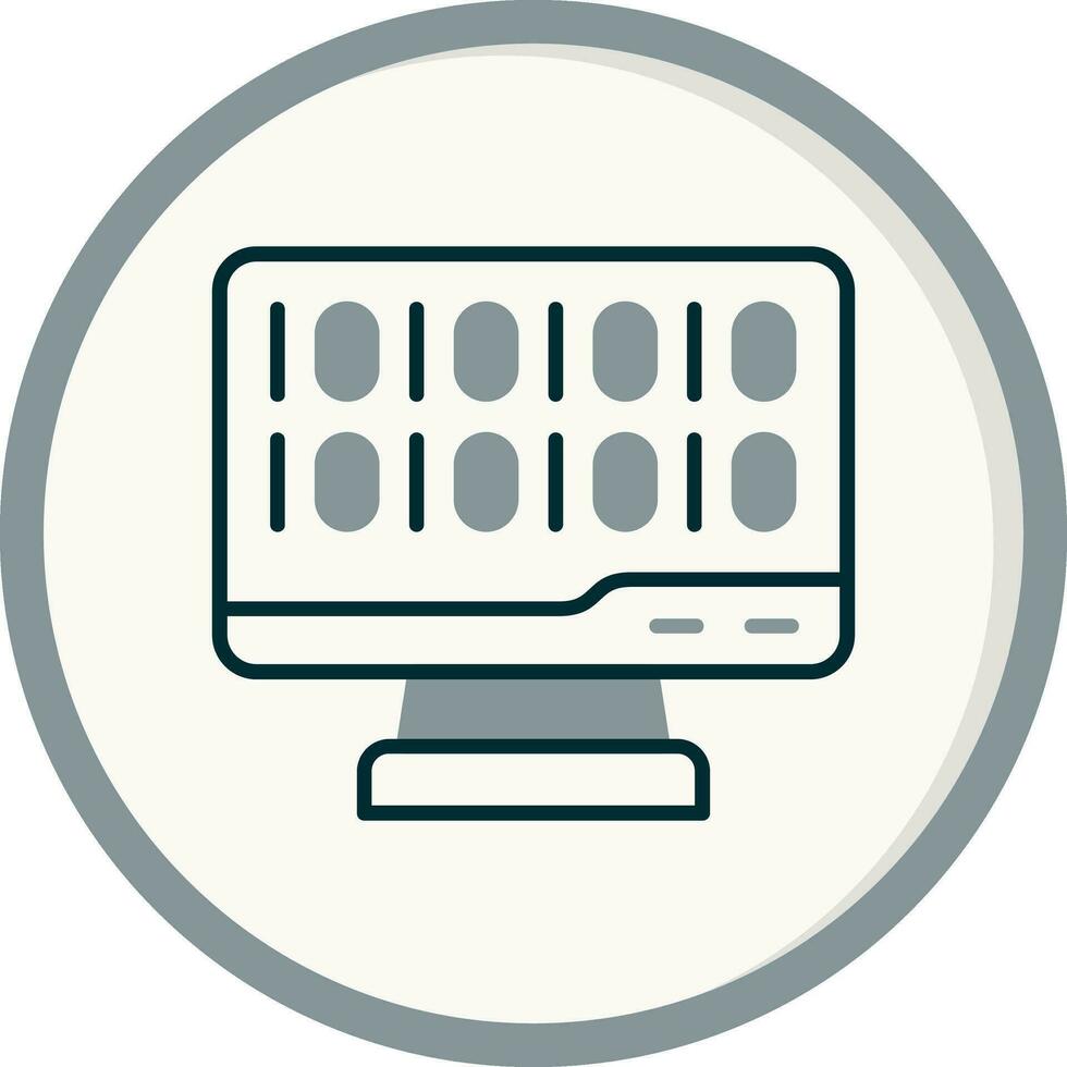 Binary Code Vector Icon
