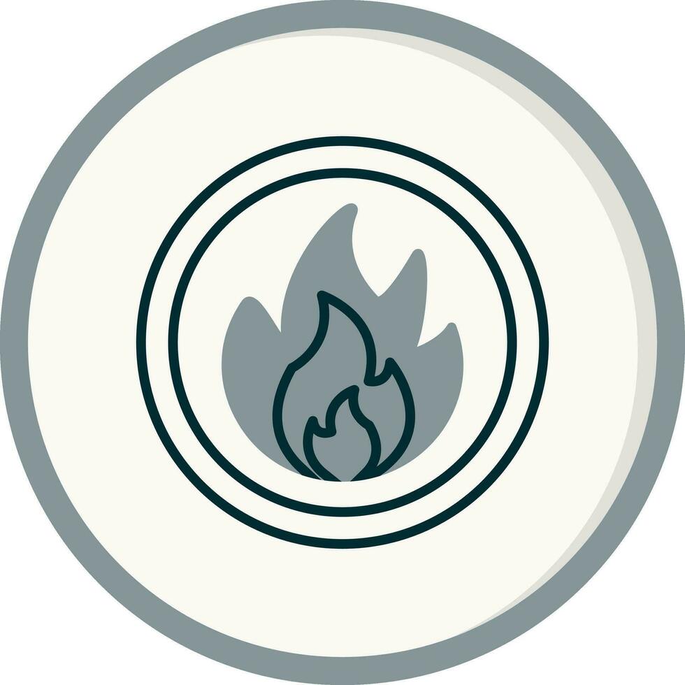 Flammable Vector Icon