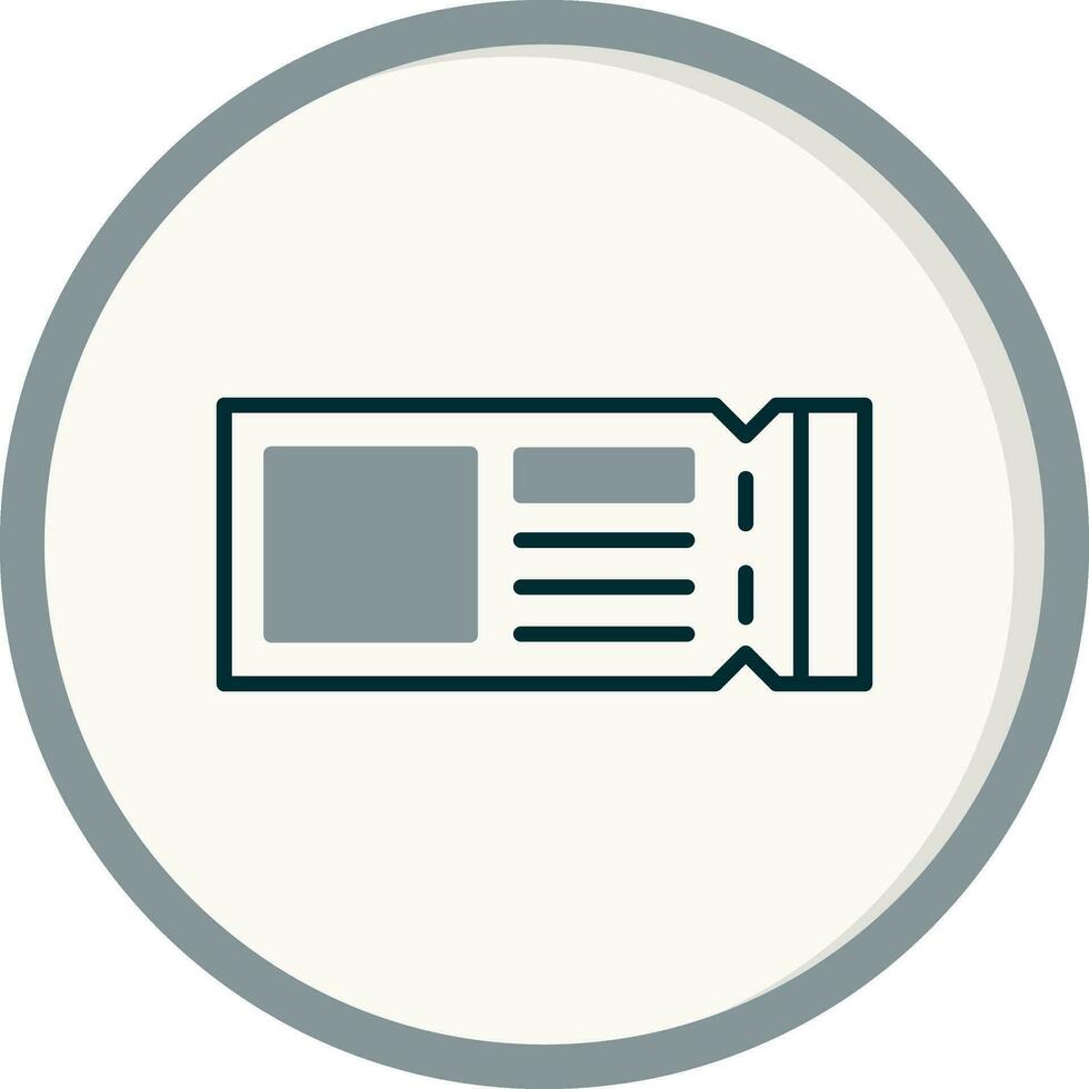 Ticket Vector Icon