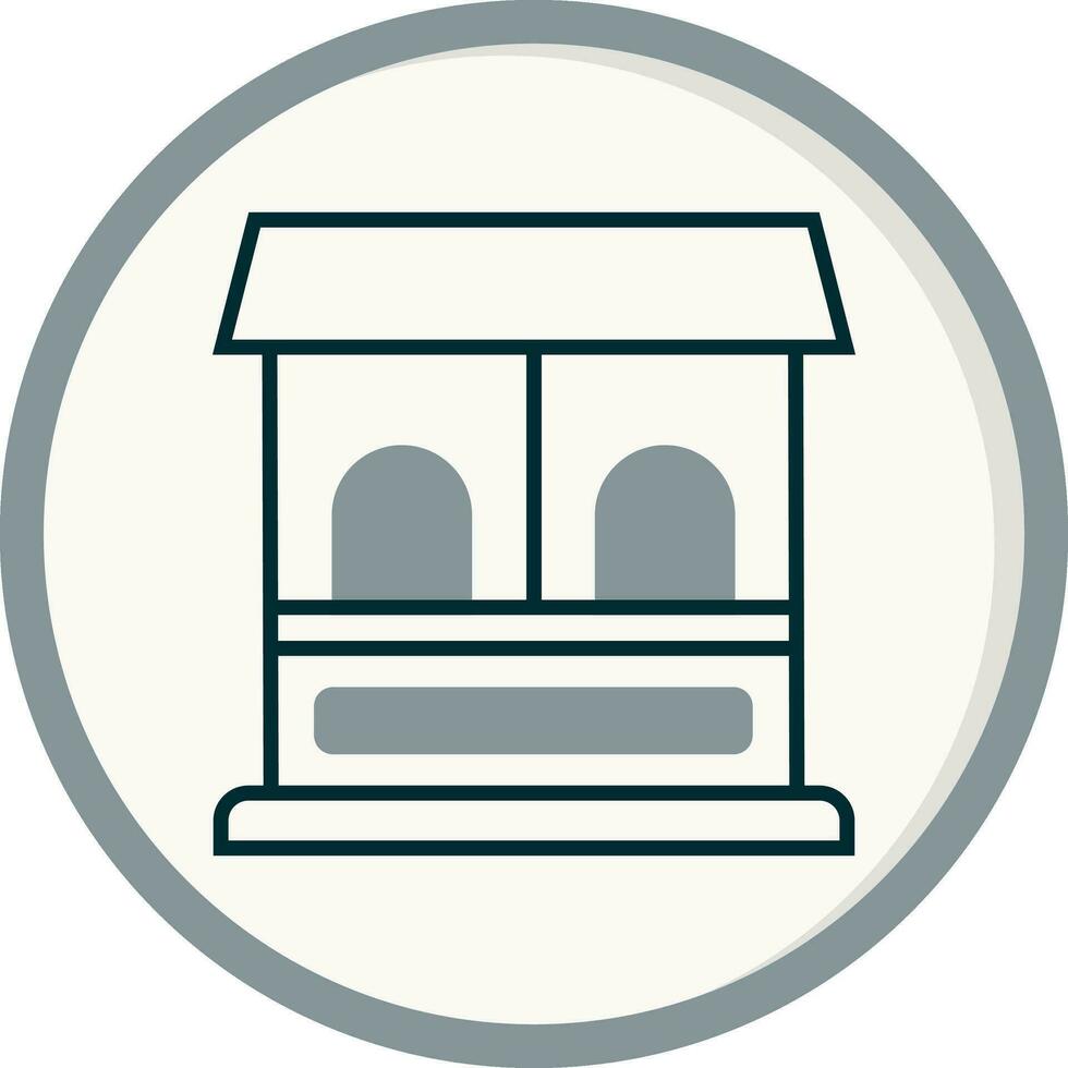 Ticket Office Vector Icon