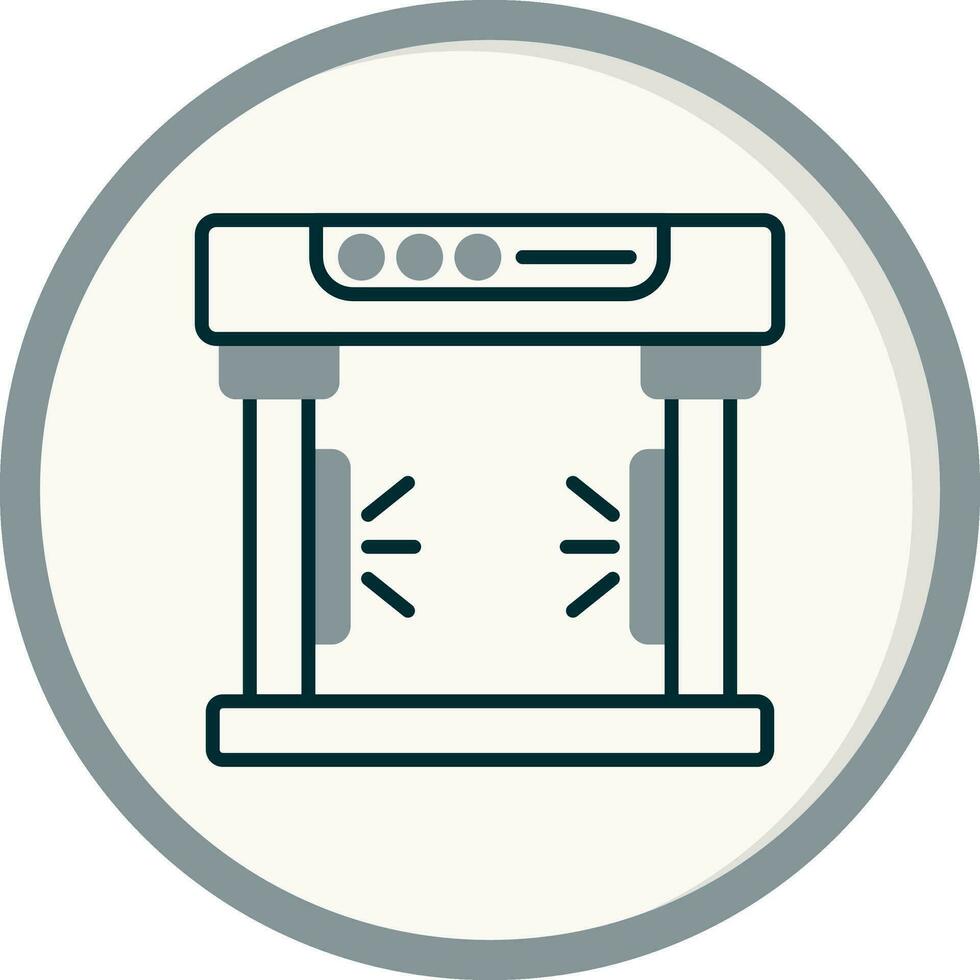 Metal Detector Vector Icon