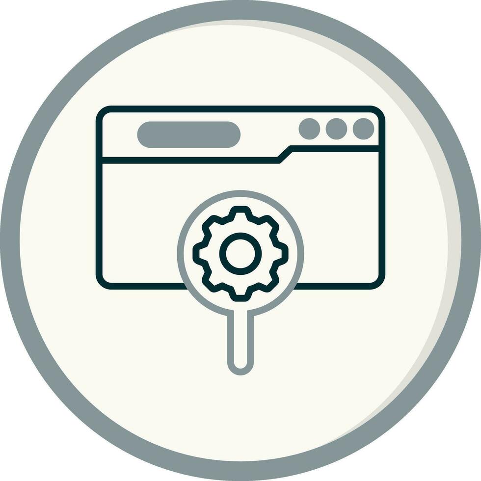 Search Engine Vector Icon