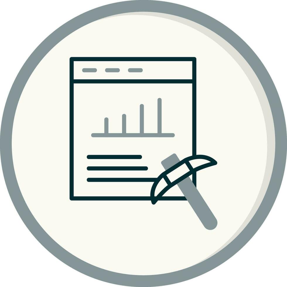 Data Mining Vector Icon