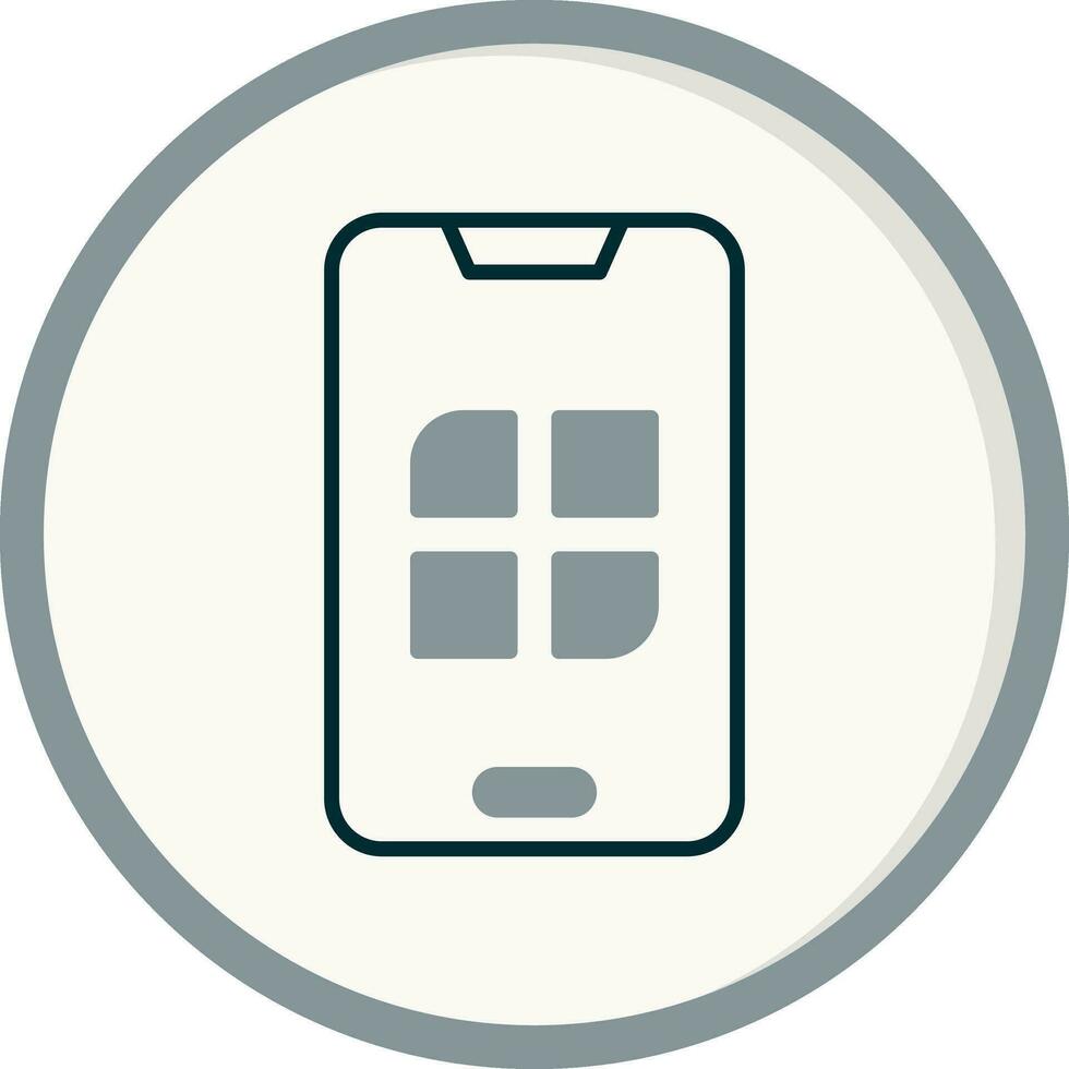 Mobile App Vector Icon