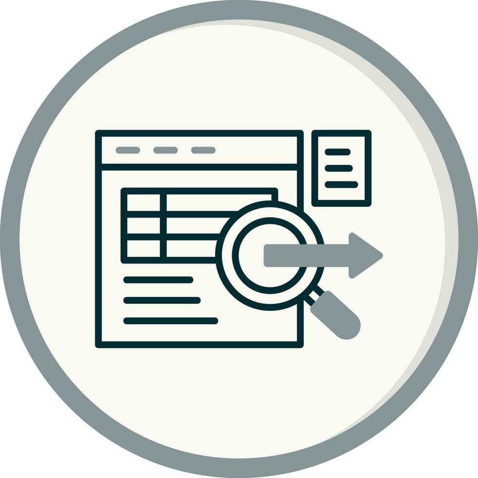 Data Query Vector Icon