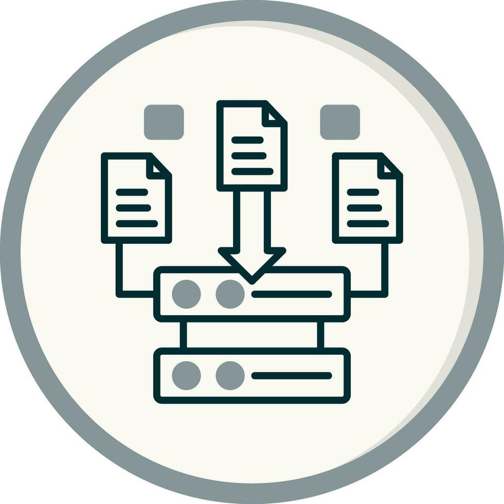 Data Collecting Vector Icon
