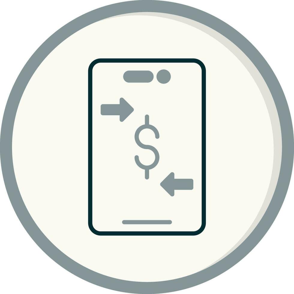 Online Money Transfer Vector Icon