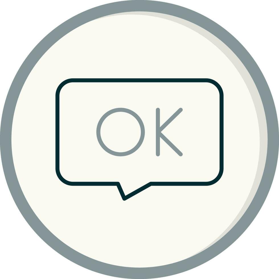 Ok Vector Icon