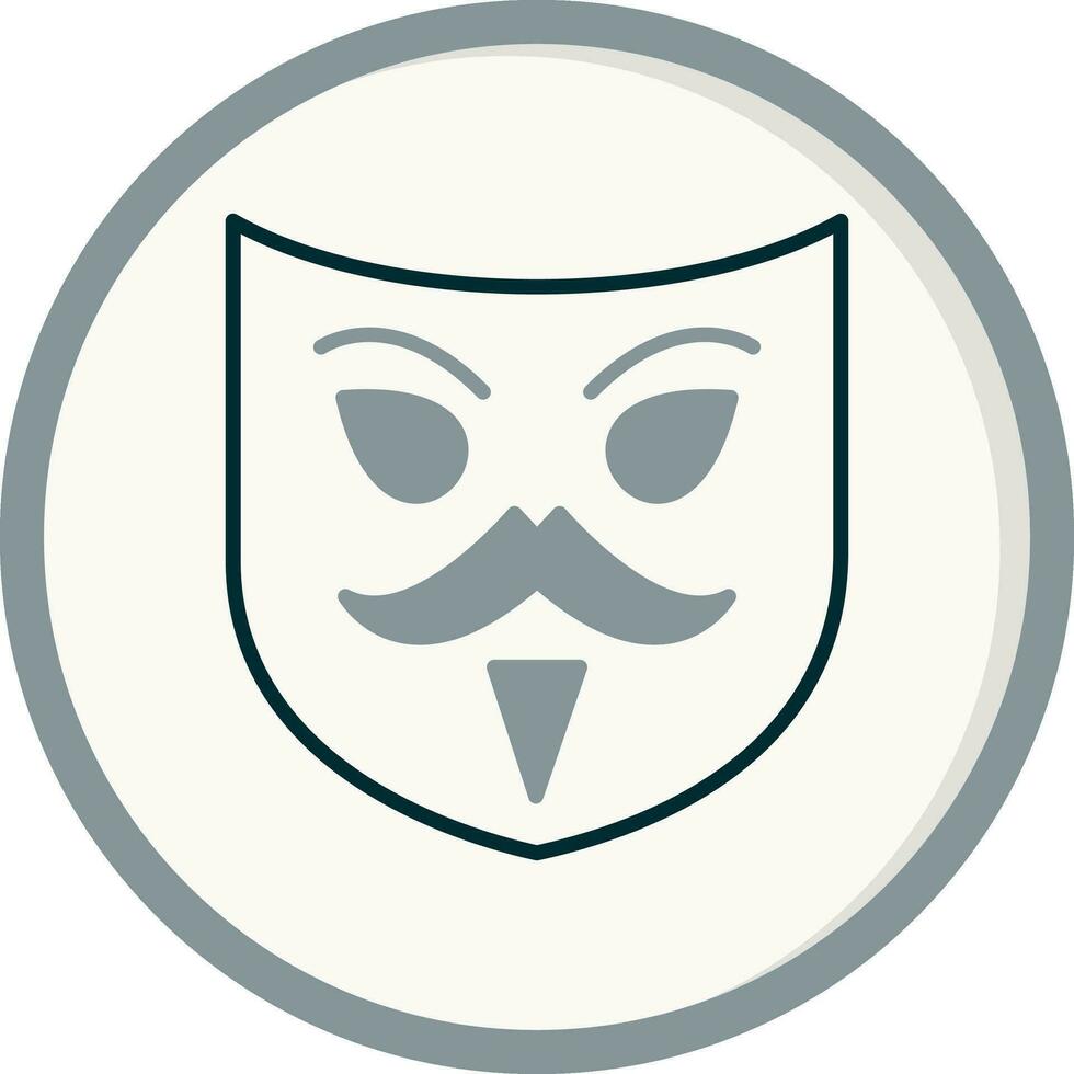 mascarada vector icono