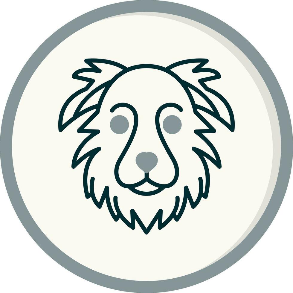 Border Collie Vector Icon