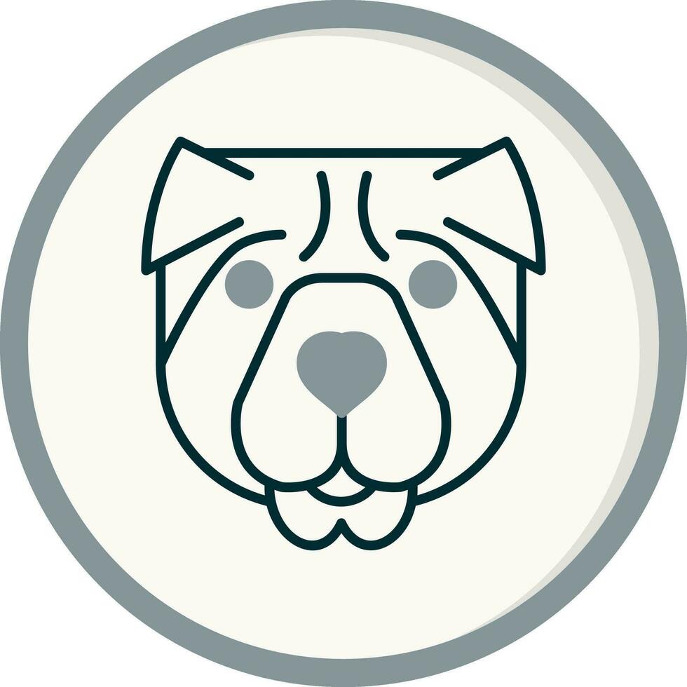 Shar Pei Vector Icon