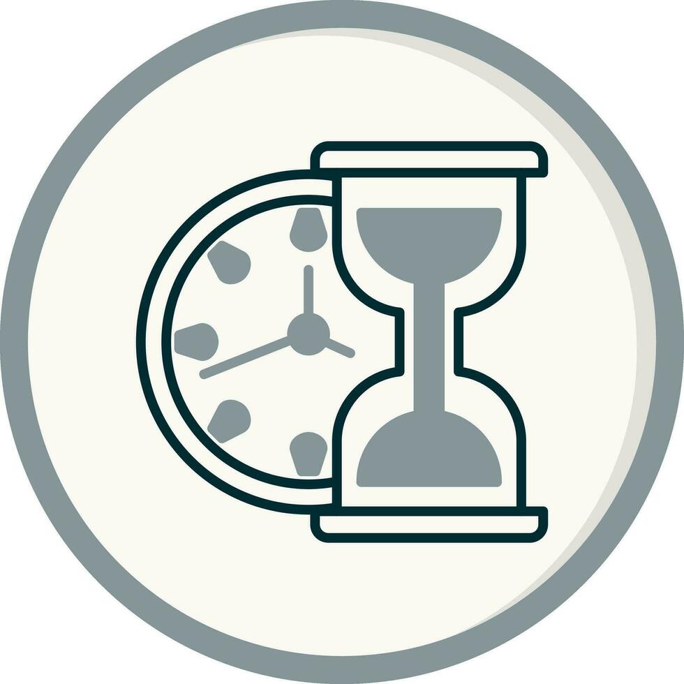 icono de vector de reloj de arena