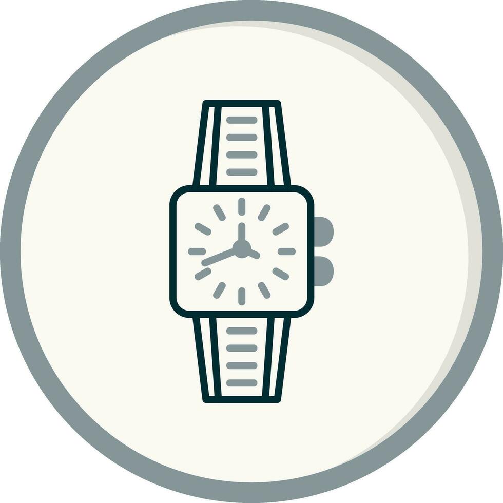 reloj, vector, icono vector