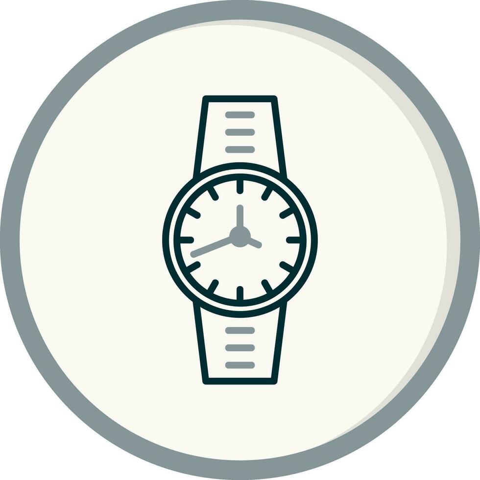 reloj, vector, icono vector