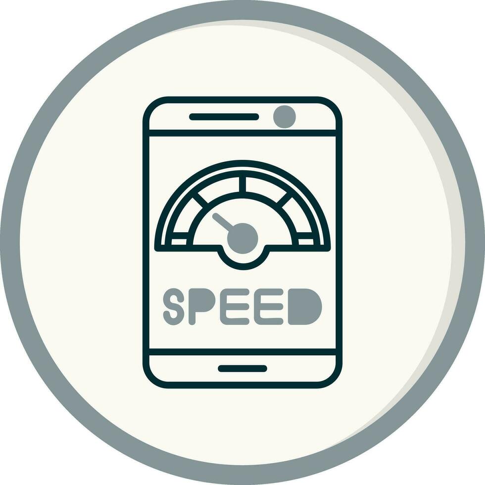 velocidad vector icono