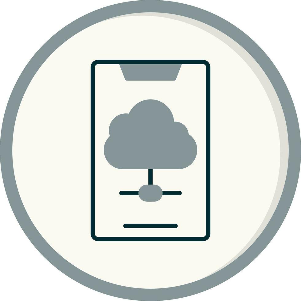 Cloud Data Vector Icon