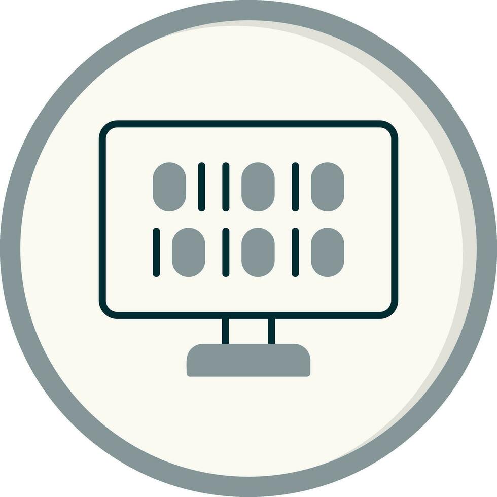 Binary Code Vector Icon