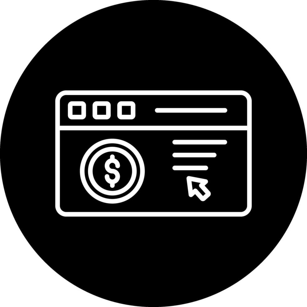 Pay Per Click Vector Icon