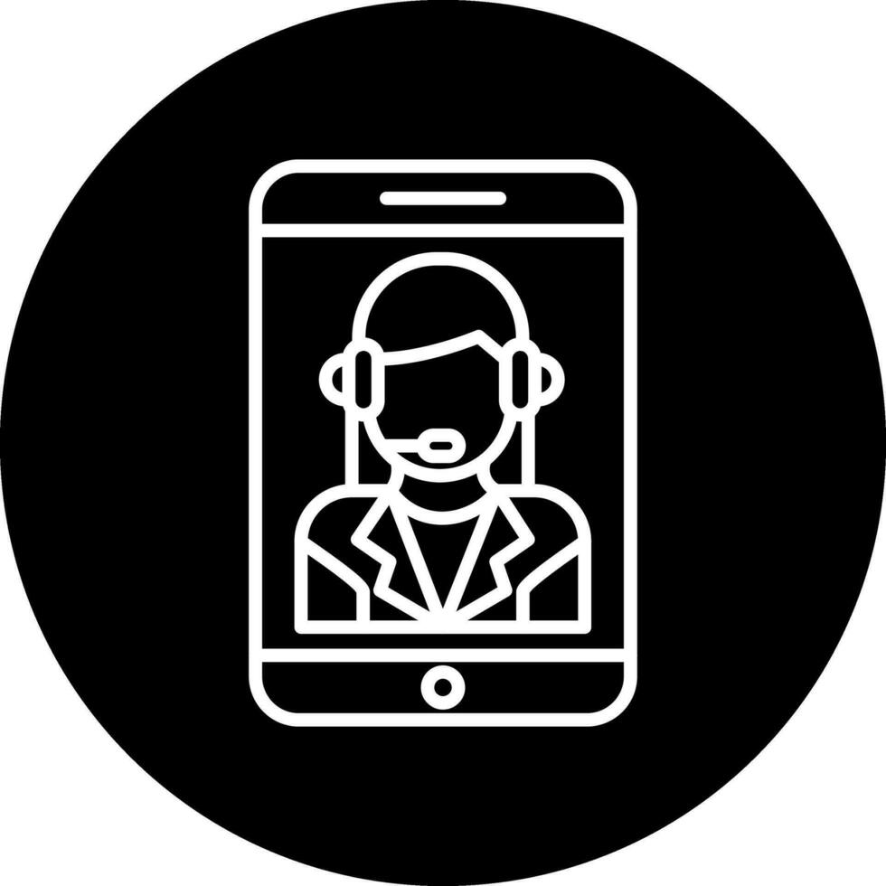 Customer Service Agent Vector Icon
