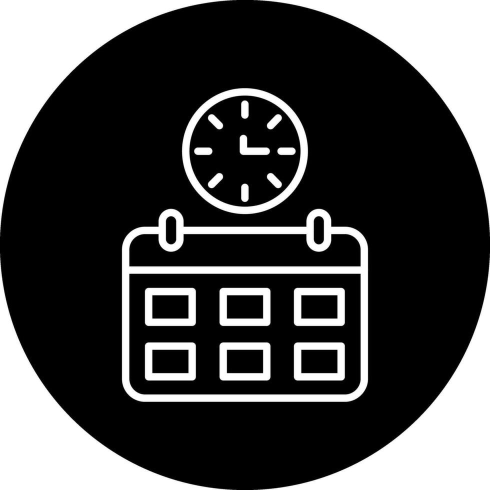 icono de vector de tiempo