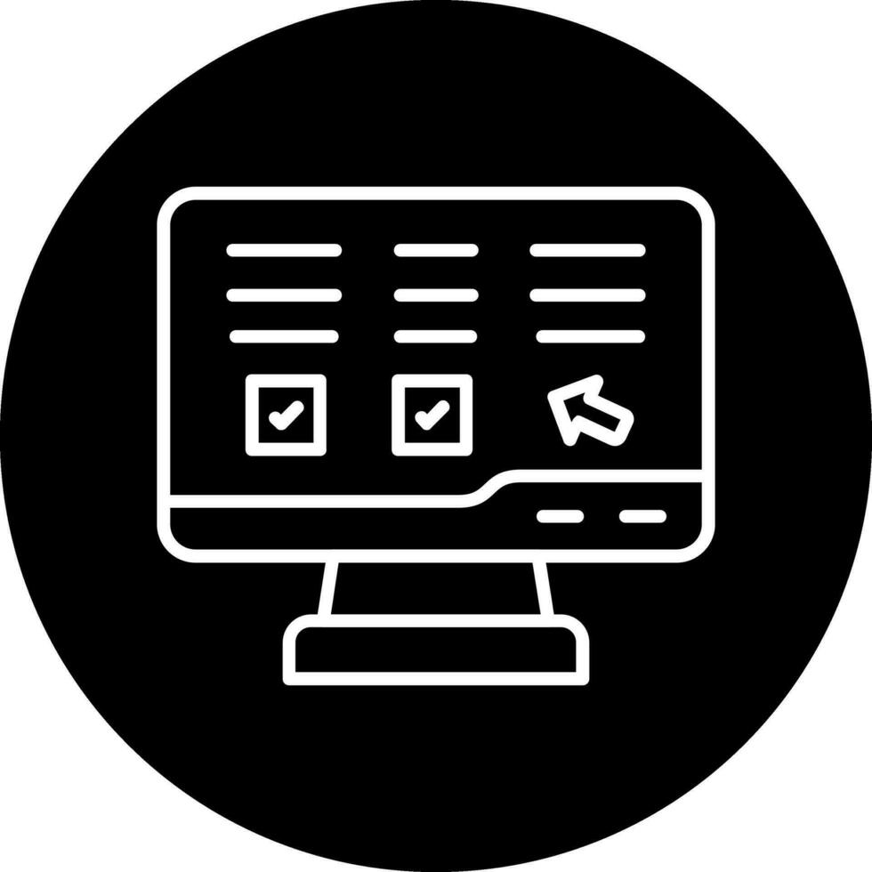 Online Lesson Vector Icon