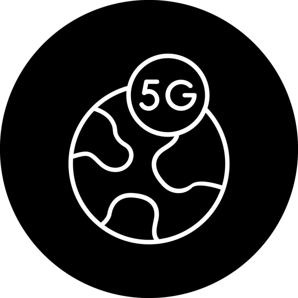 icono de vector de 5g