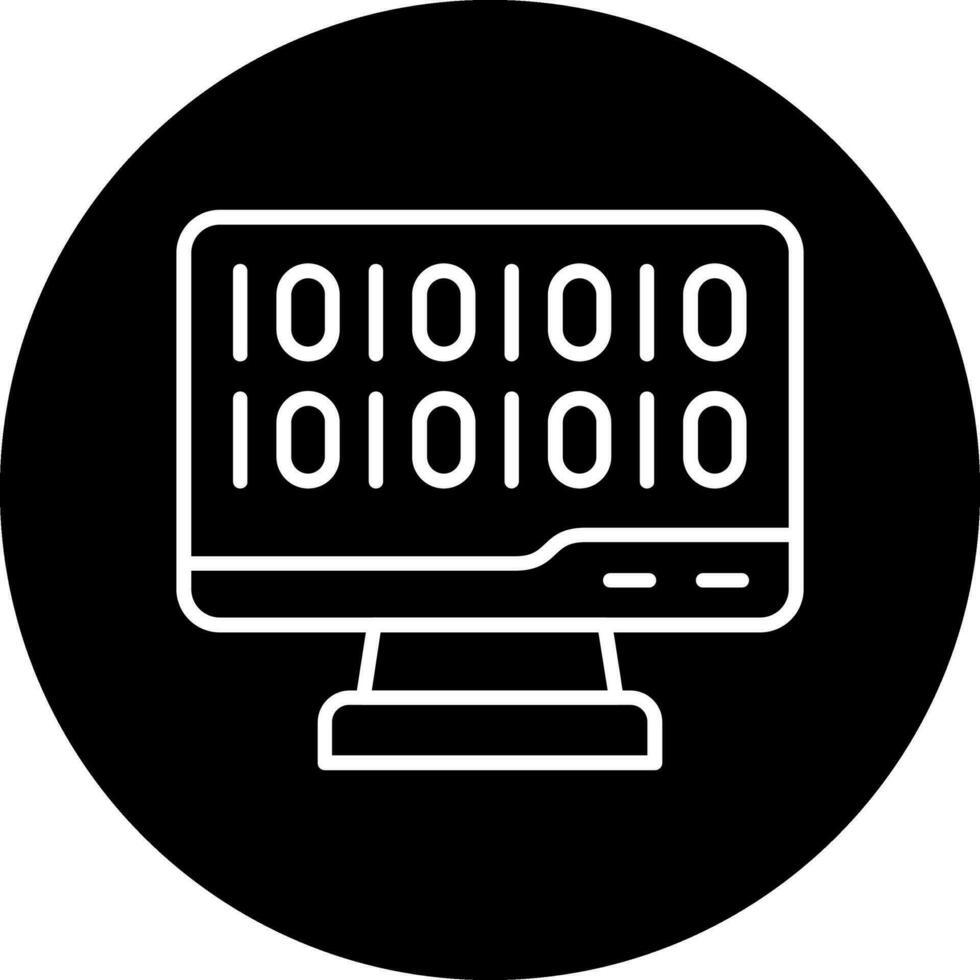 Binary Code Vector Icon