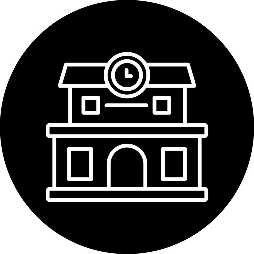 Train Station Vector Icon