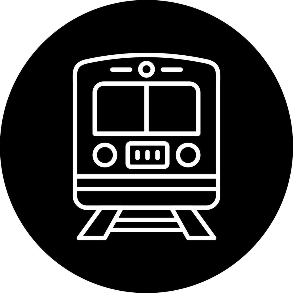 icono de vector de tren