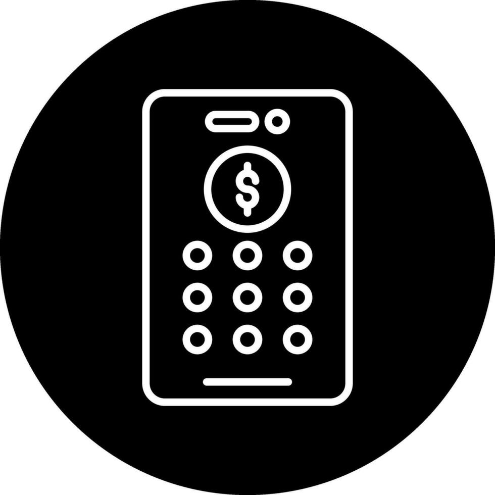 Banking Pin Code Vector Icon