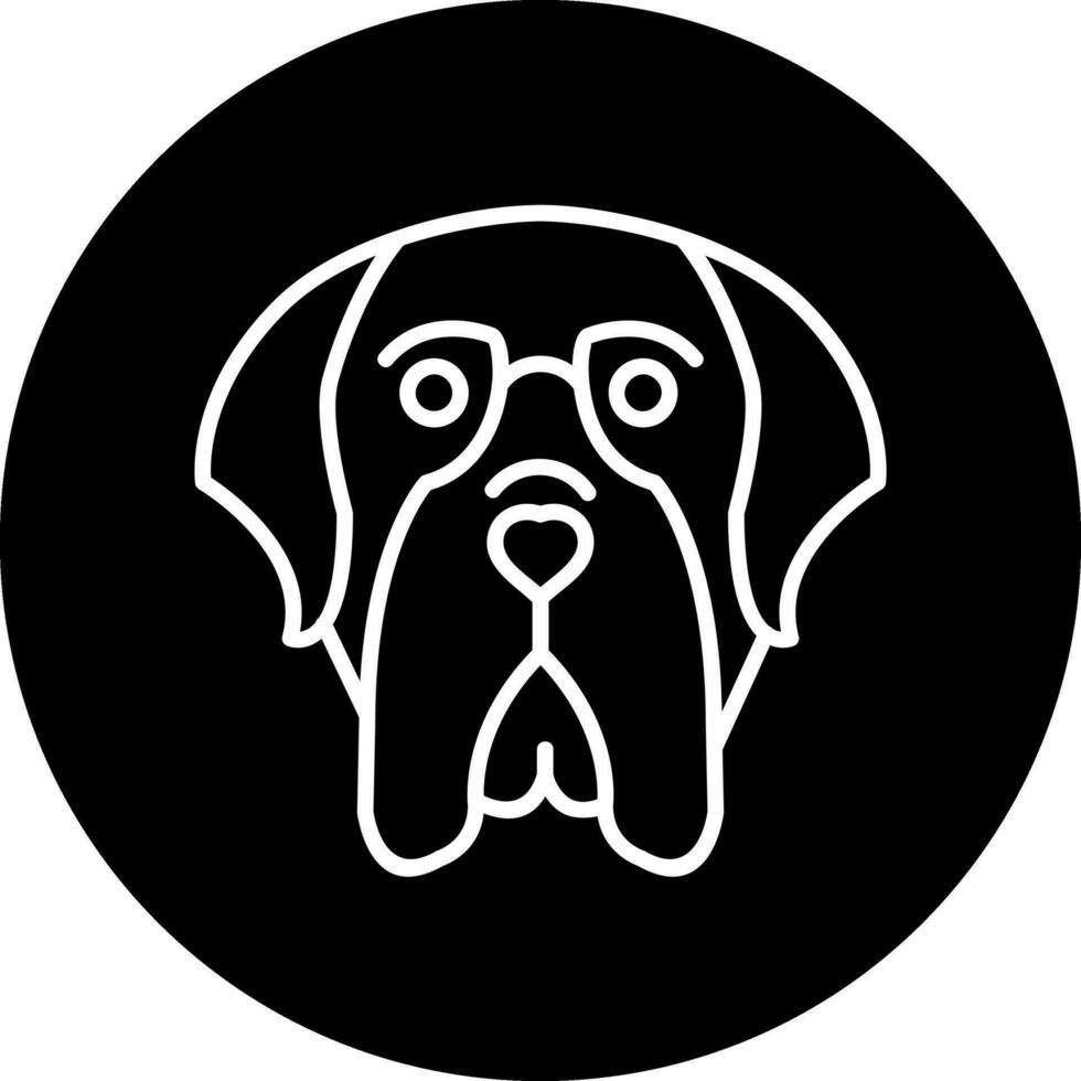 English Mastiff Vector Icon