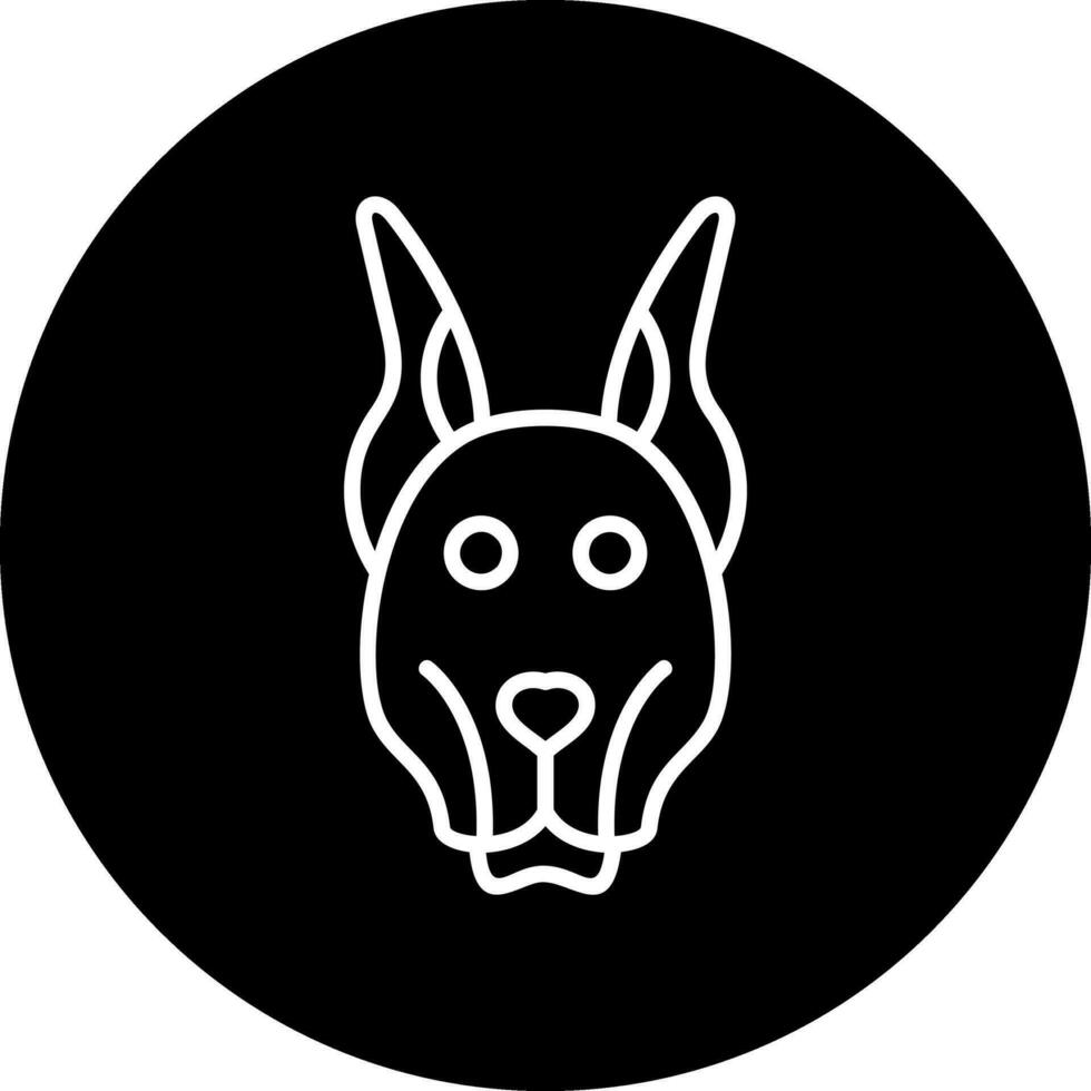 Doberman Vector Icon