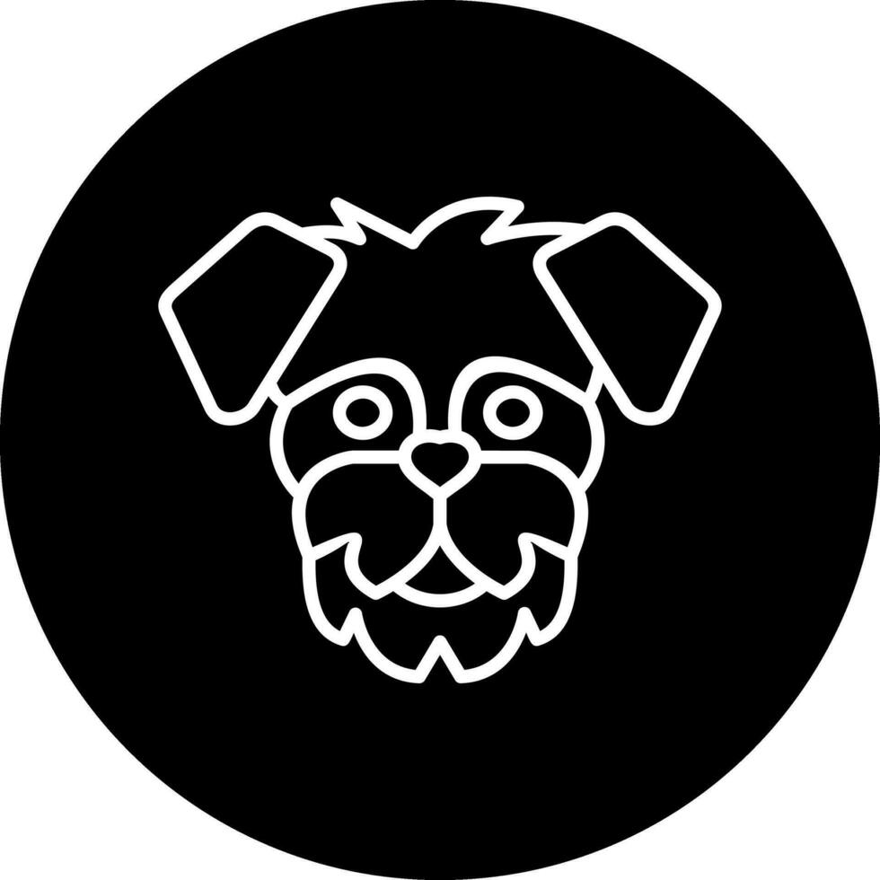 Schnauzer vector icono