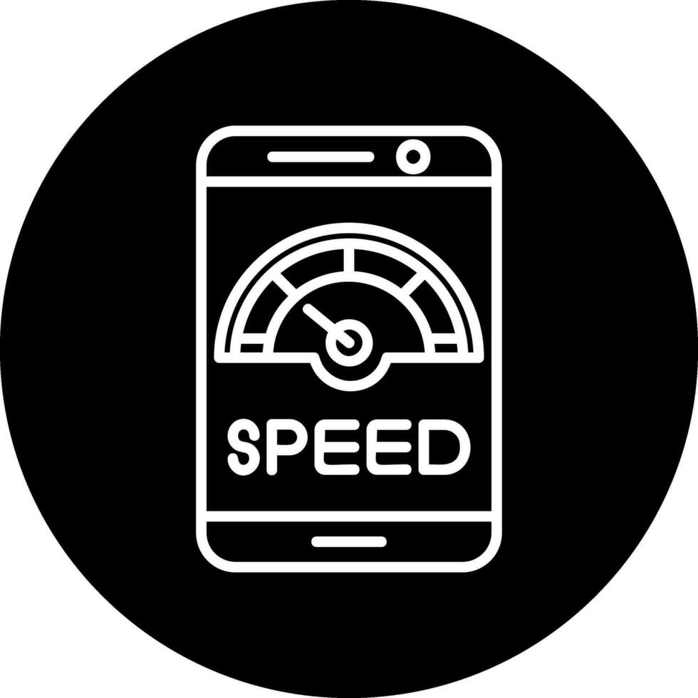 velocidad vector icono