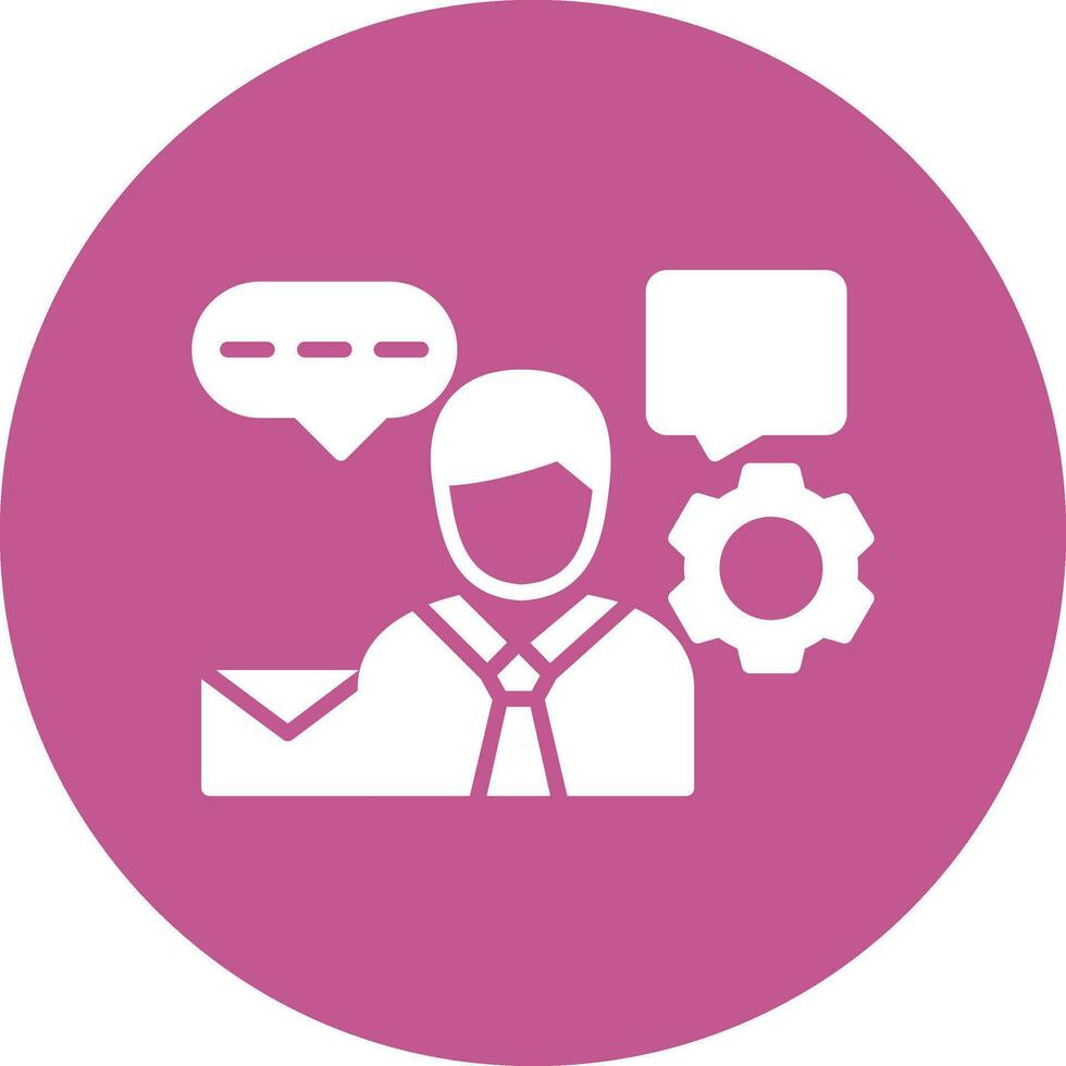 Client Support Vector Icon