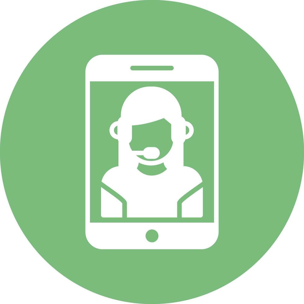 Customer Service Agent Vector Icon