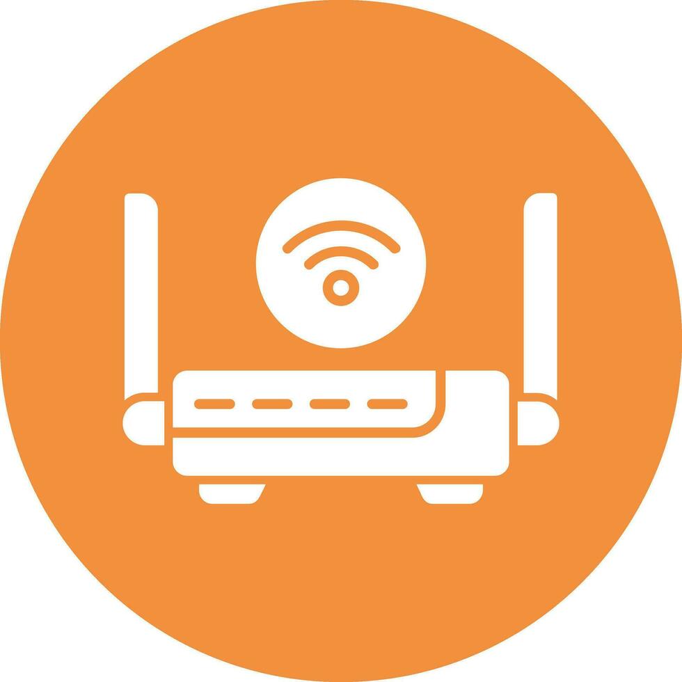 icono de vector de enrutador wifi