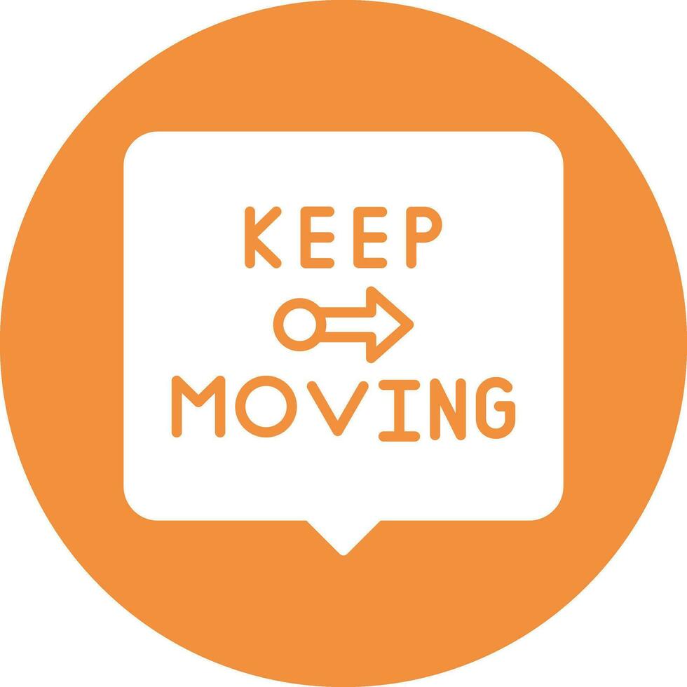 28 - Keep Moving.eps vector