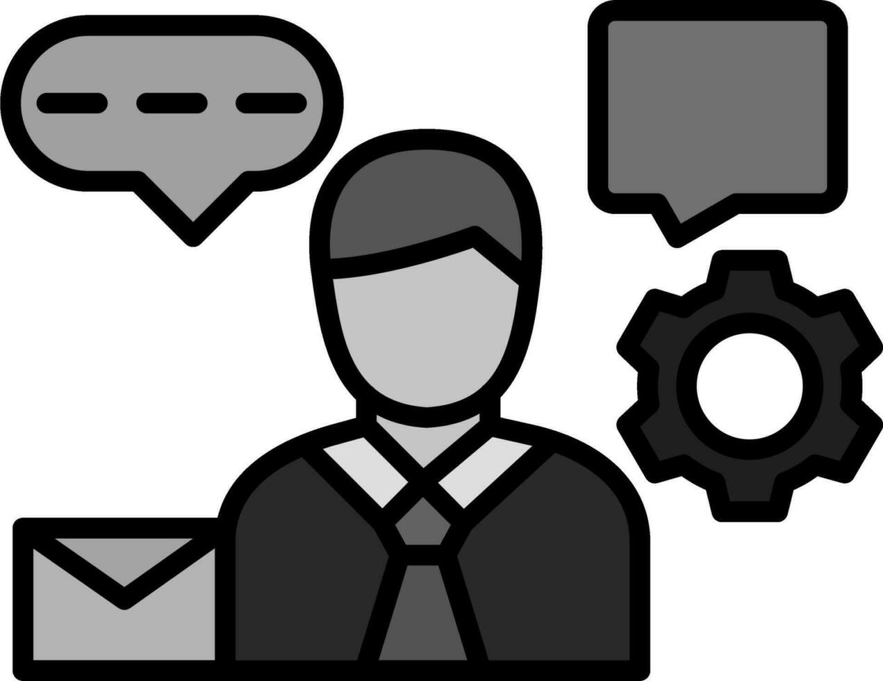 Client Support Vector Icon