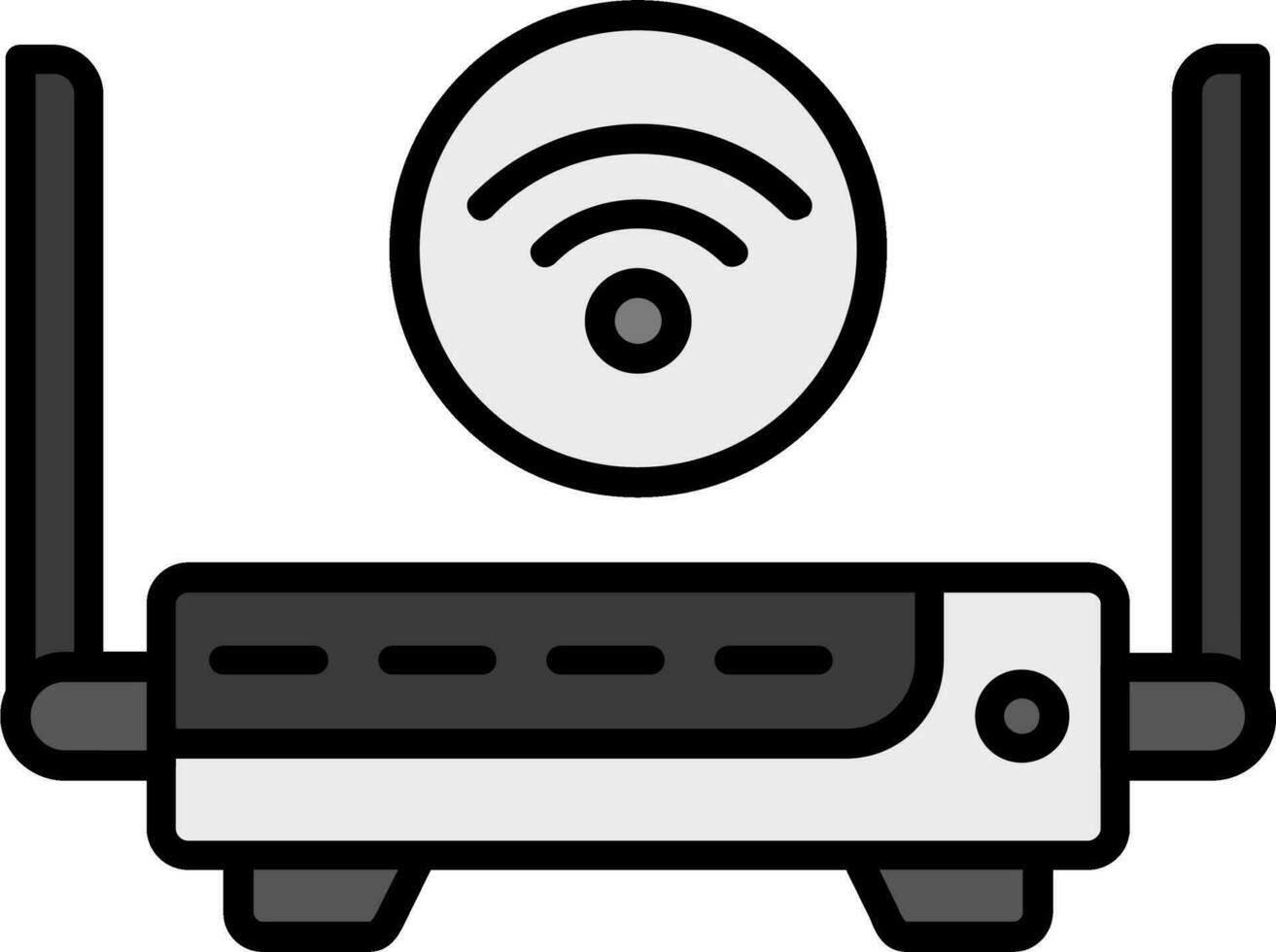 dieciséis - Wifi enrutador.eps vector