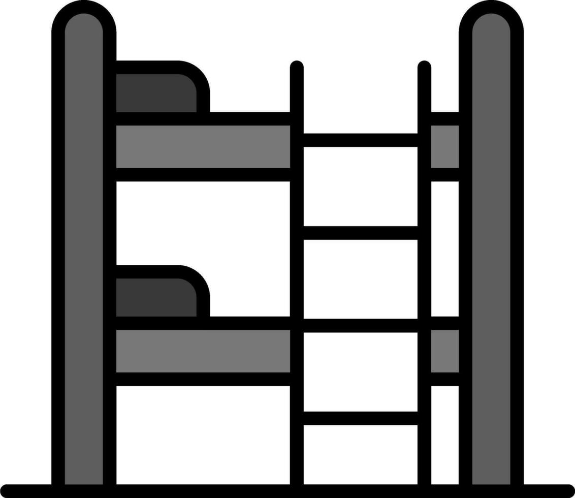 34 - Bunk Bed.eps vector