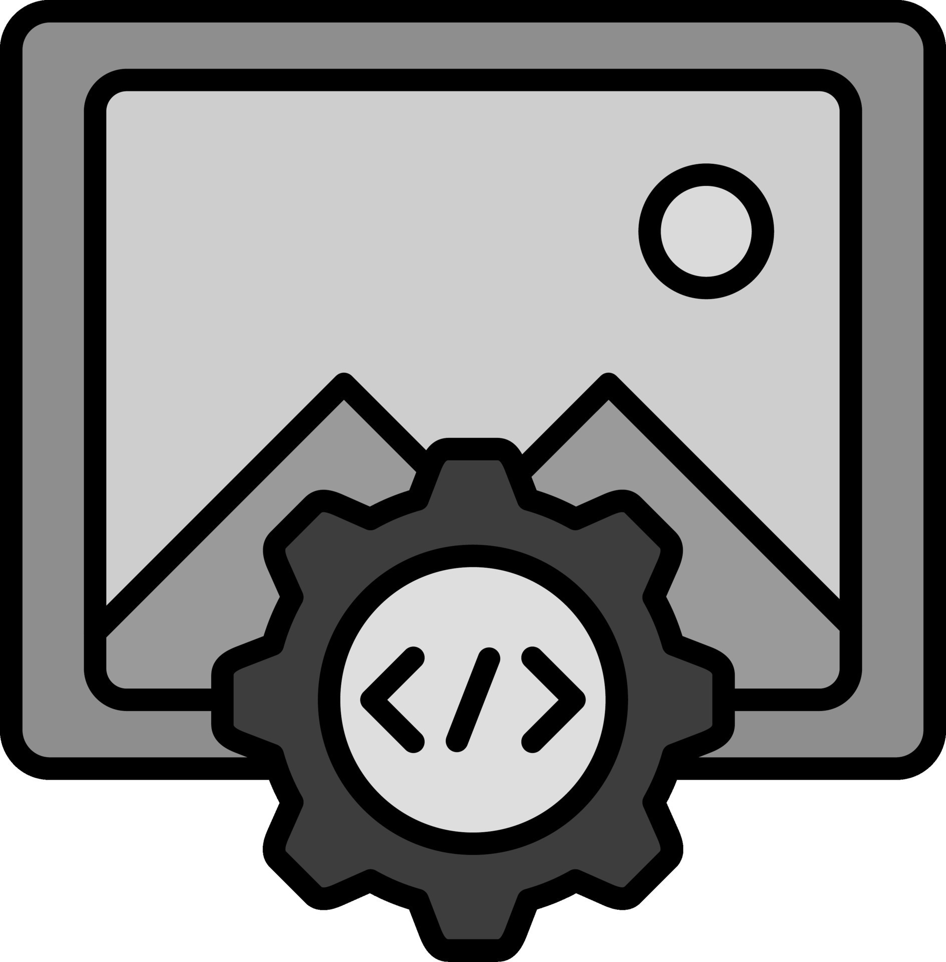 Image Processing Vector Icon 30985599 Vector Art at Vecteezy