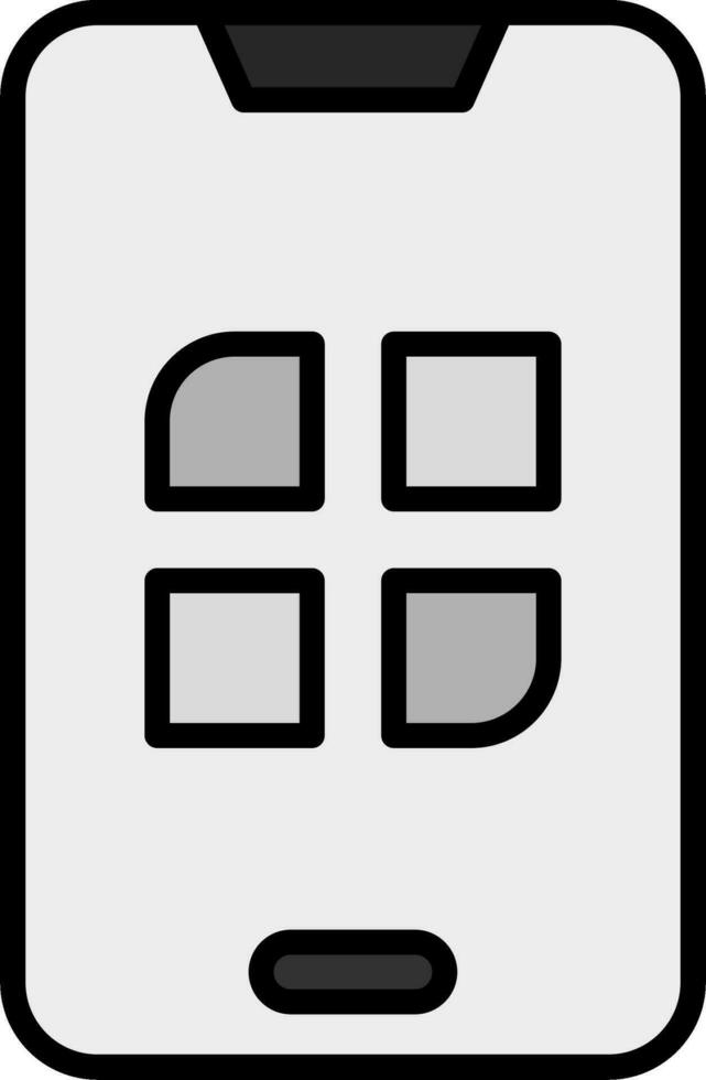 Mobile App Vector Icon