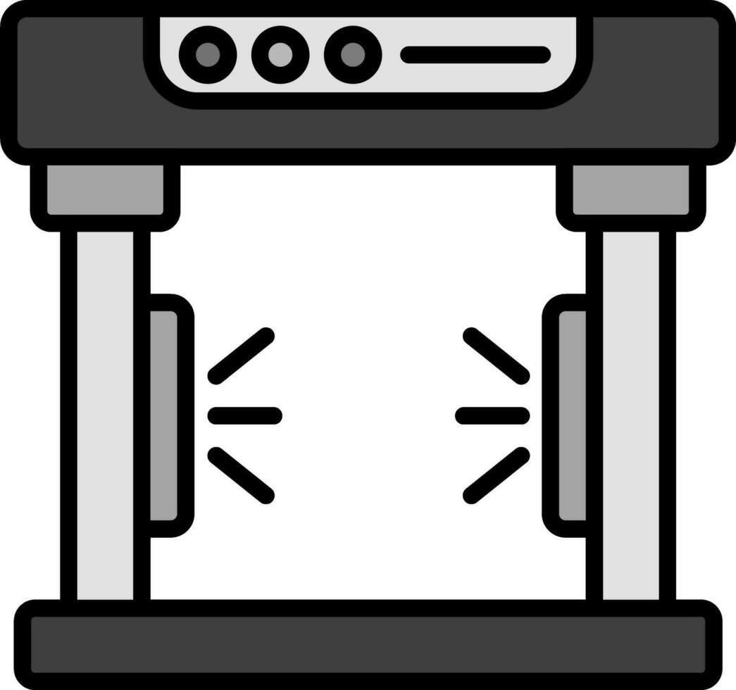 Metal Detector Vector Icon